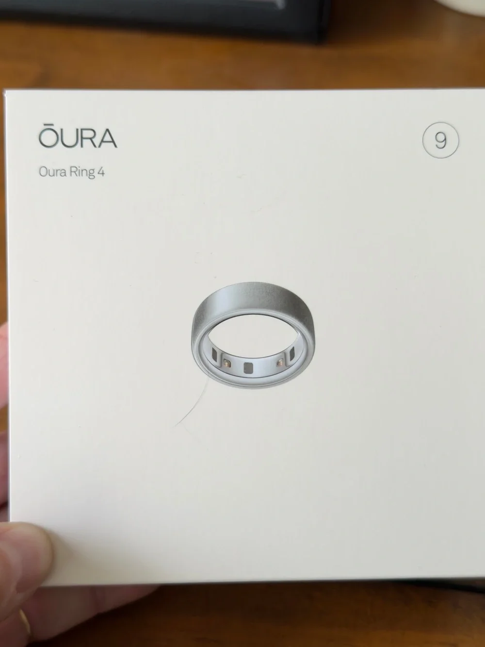 OURA 4 ring. Brushed Silver